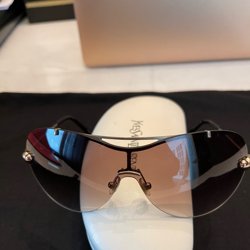 Yves St Laurent Aviator Sunglasses.